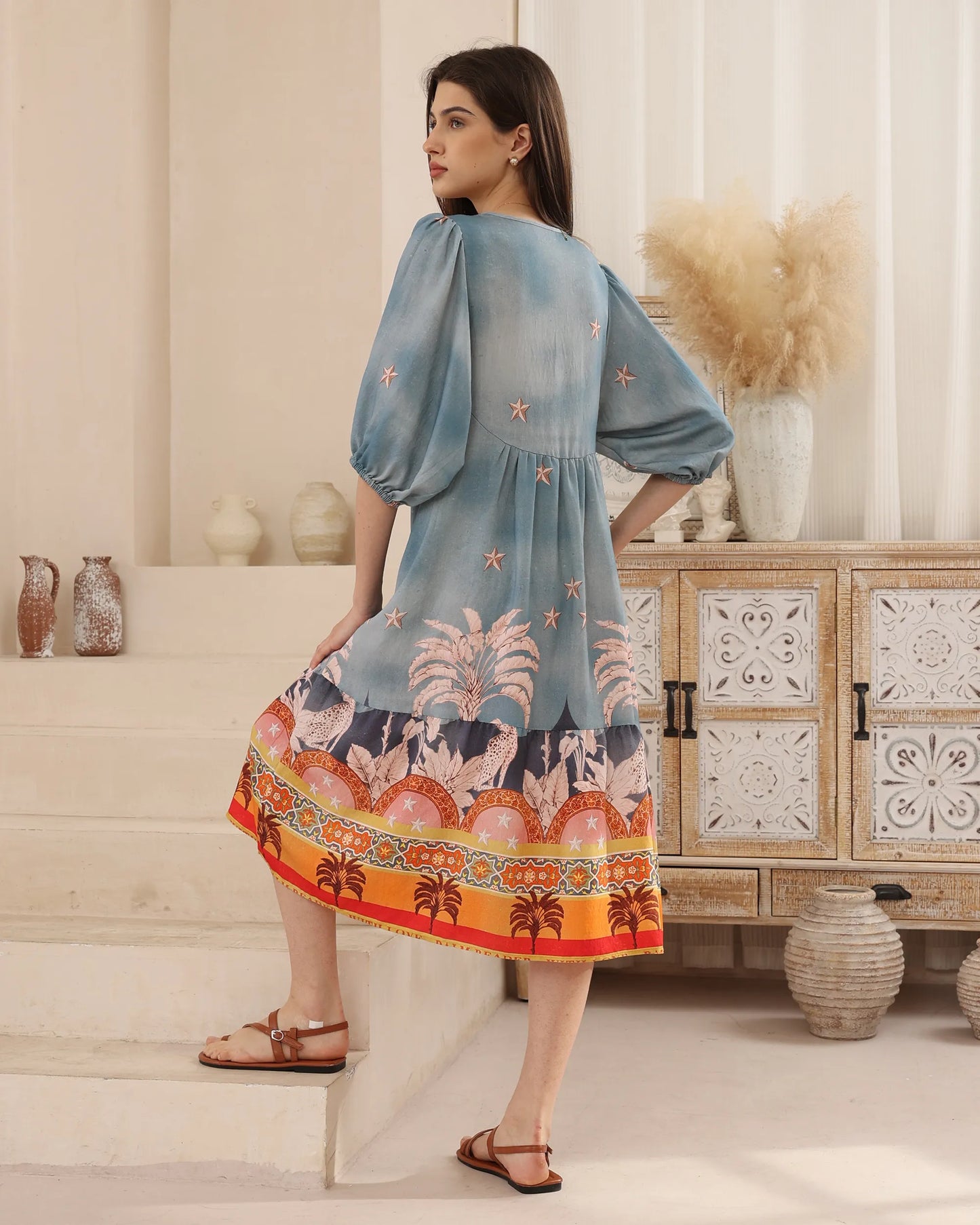 OASIS Midi Dress - SKY