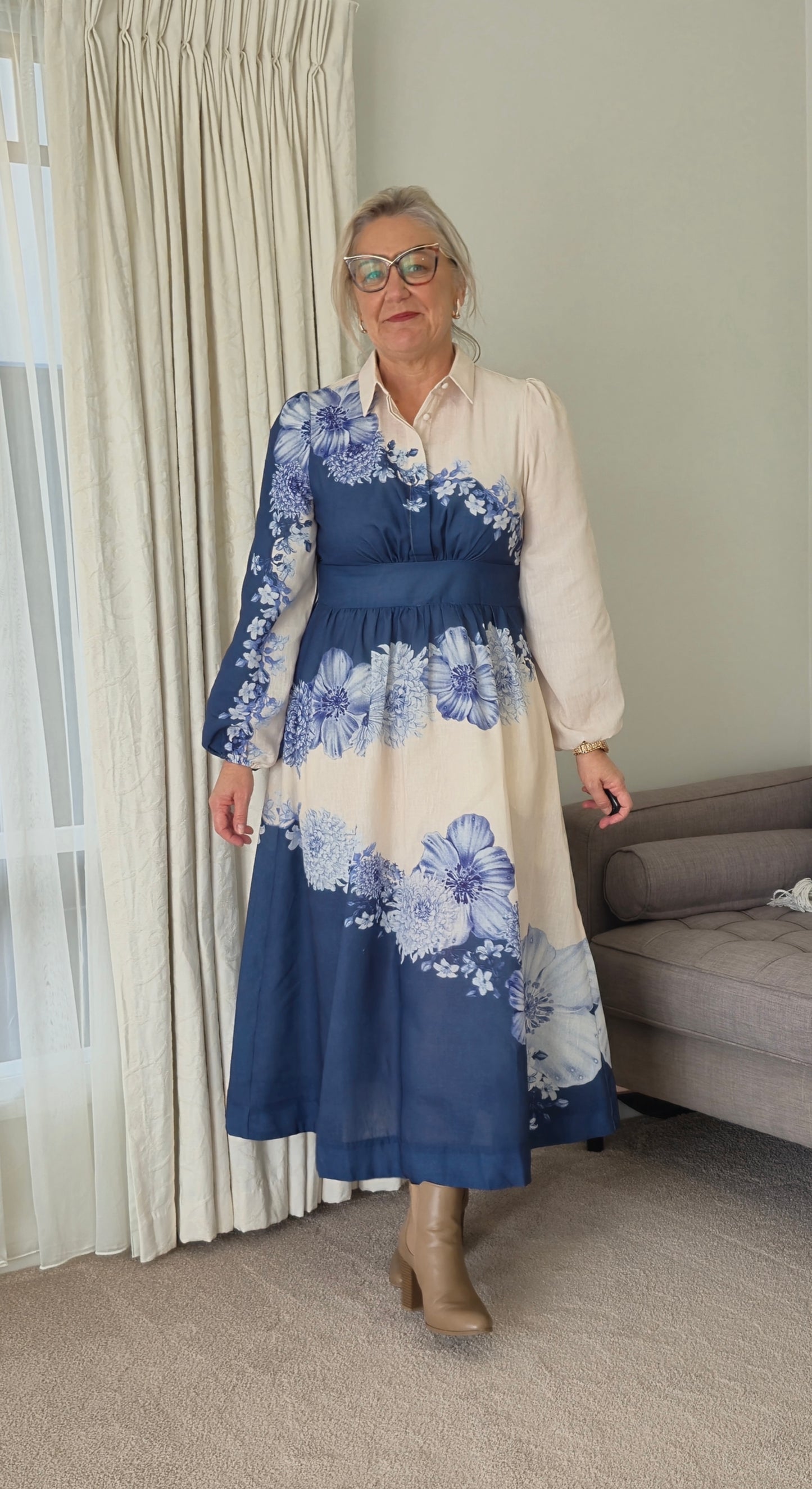 LOVE STITCH Midi-Maxi Dress