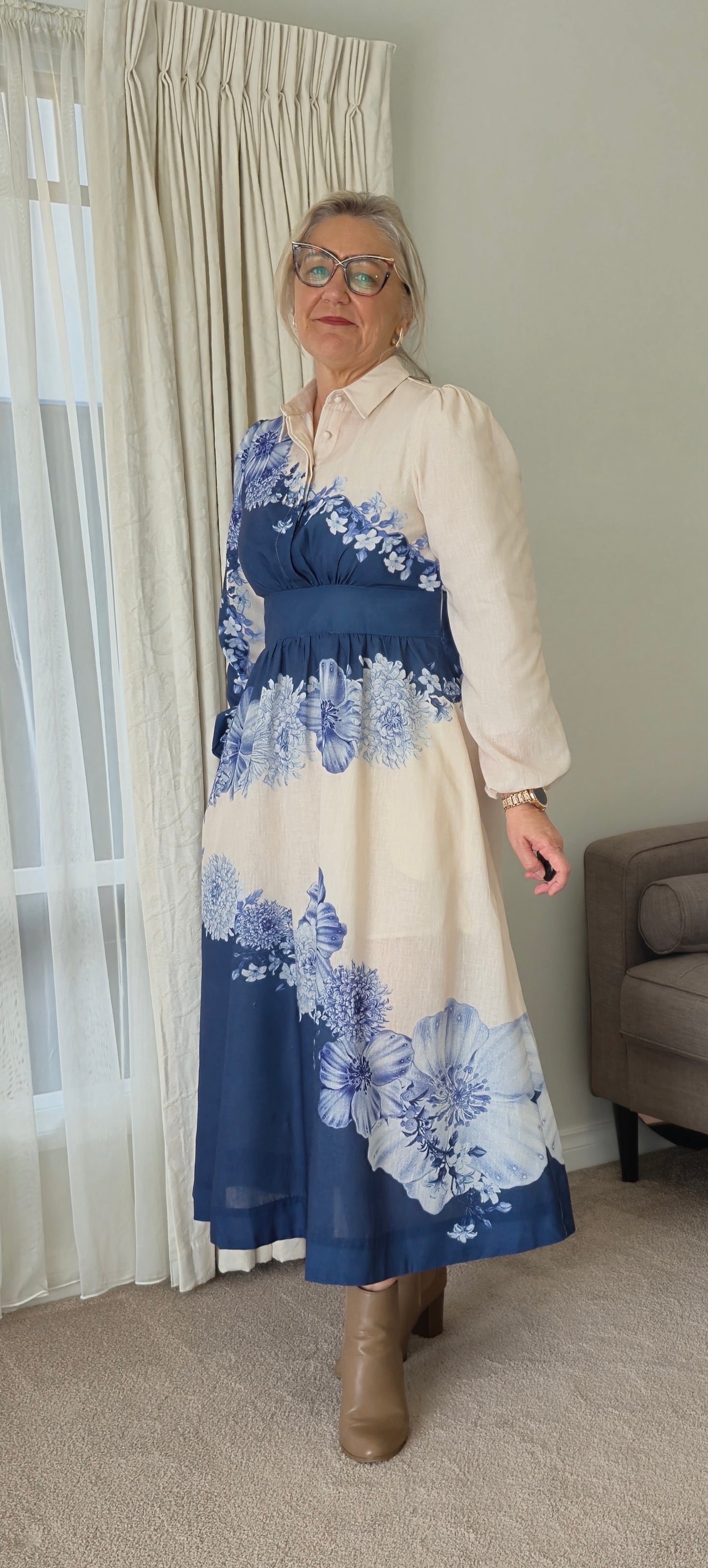 LOVE STITCH Midi-Maxi Dress