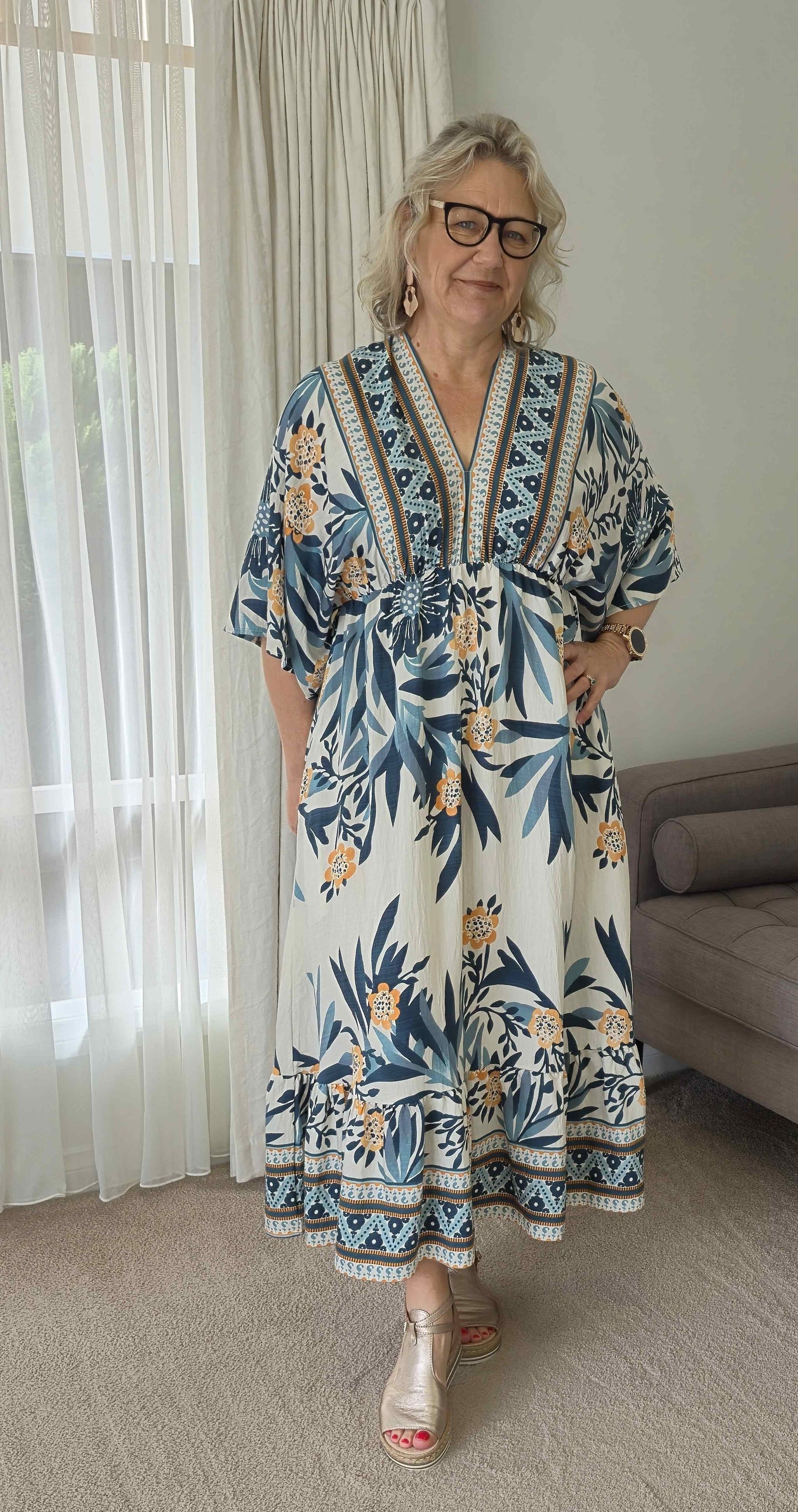 BUSH BLOSSOM Maxi Dress