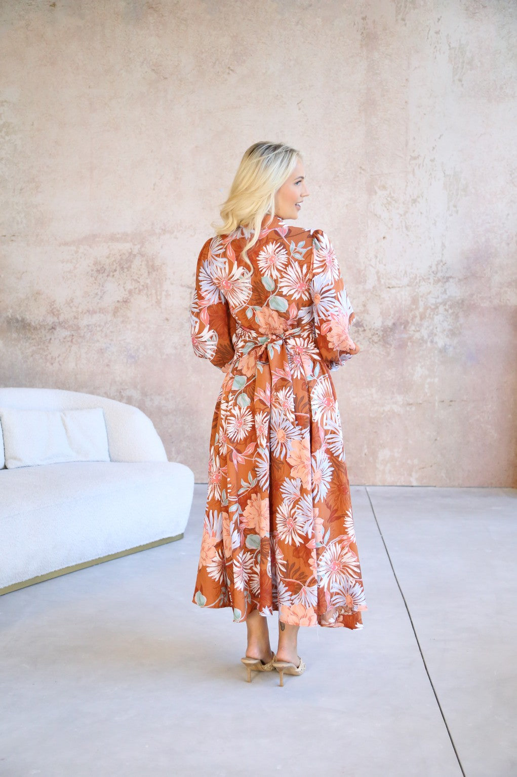 AUTUMN BOUQUET Maxi Dress