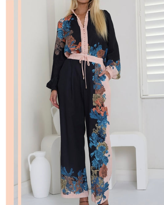 MIDNIGHT FLOWERS Pants