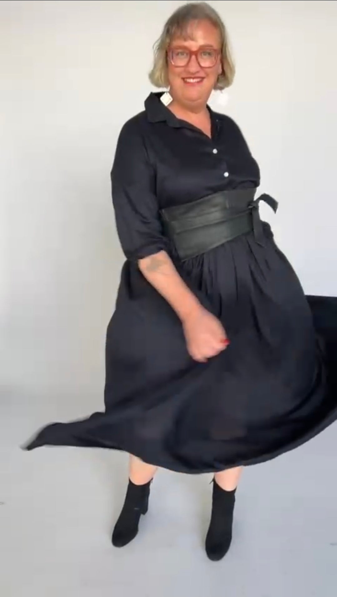 INDIAN SUMMER Maxi Dress - Total Eclipse (Deep Black)