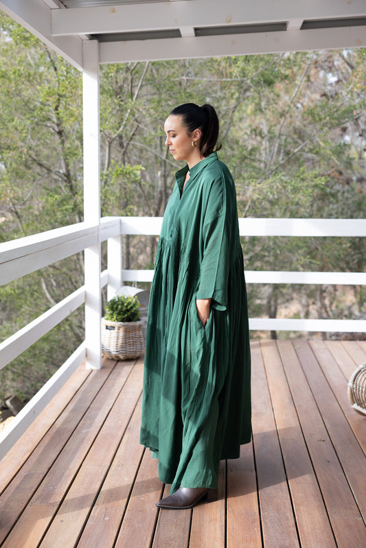 INDIAN SUMMER Maxi Dress - Emerald City