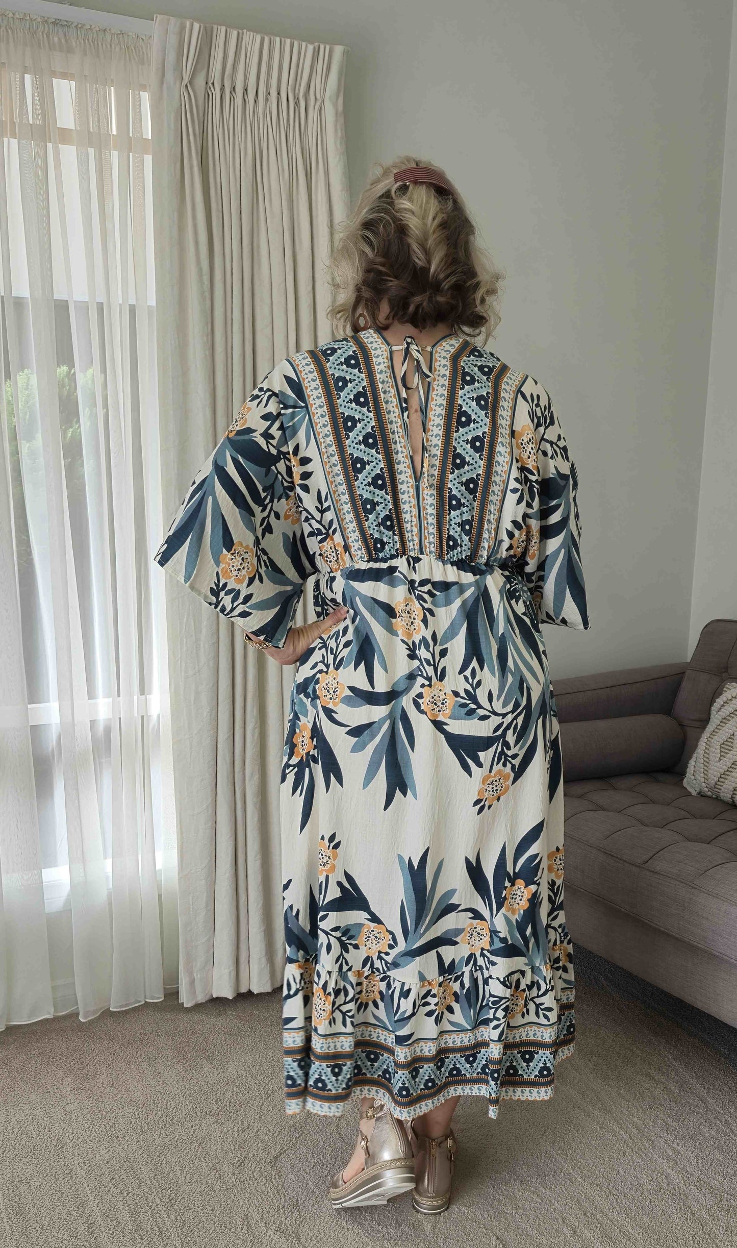 BUSH BLOSSOM Maxi Dress