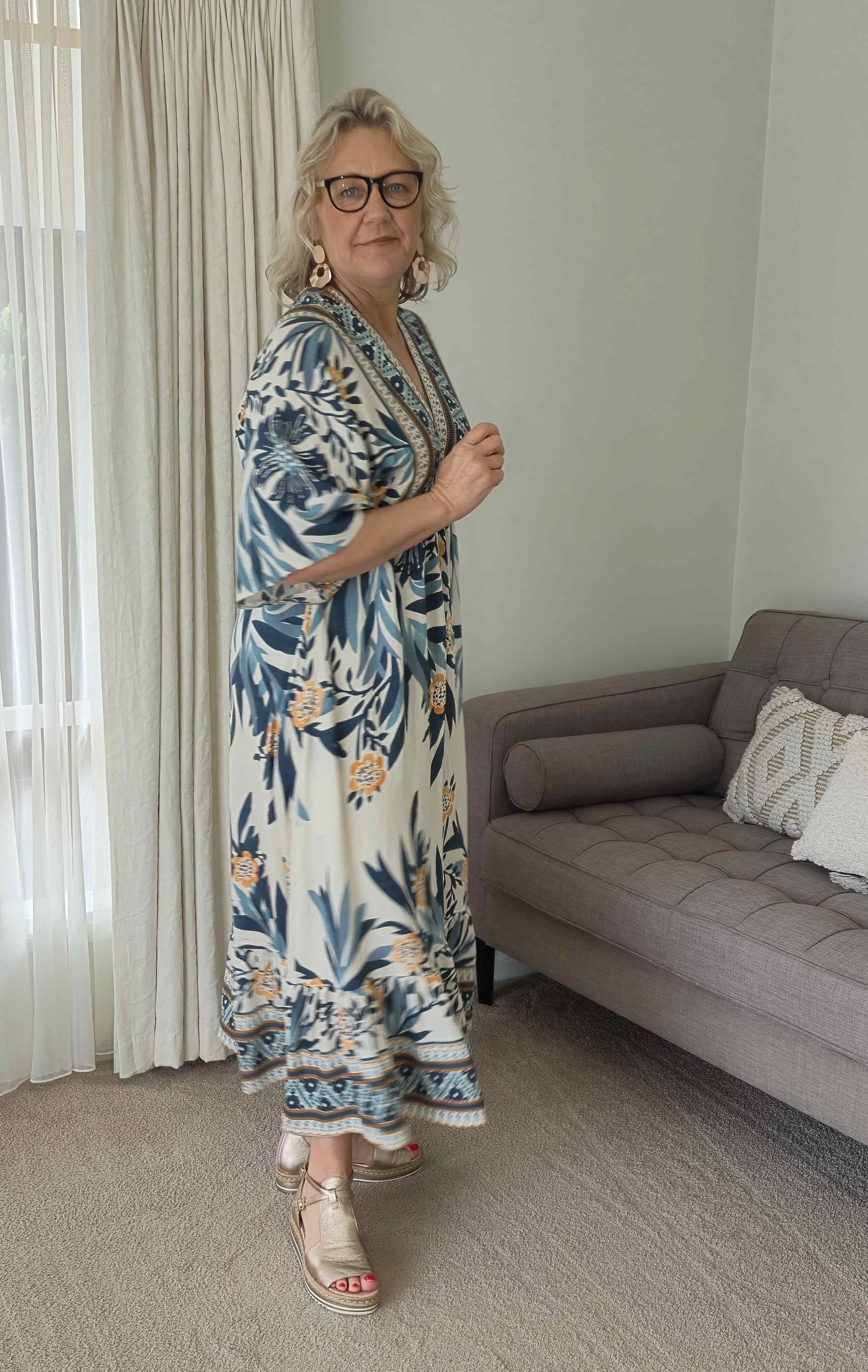 BUSH BLOSSOM Maxi Dress